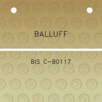 balluff-bis-c-b0117