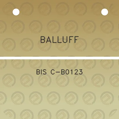 balluff-bis-c-b0123