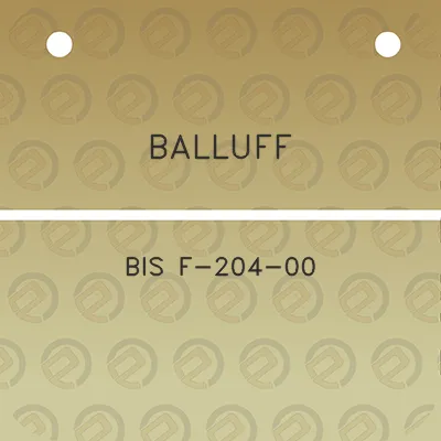 balluff-bis-f-204-00