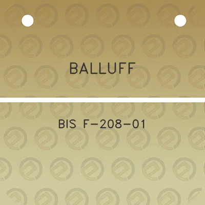 balluff-bis-f-208-01