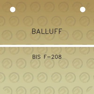 balluff-bis-f-208