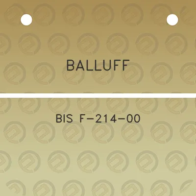 balluff-bis-f-214-00