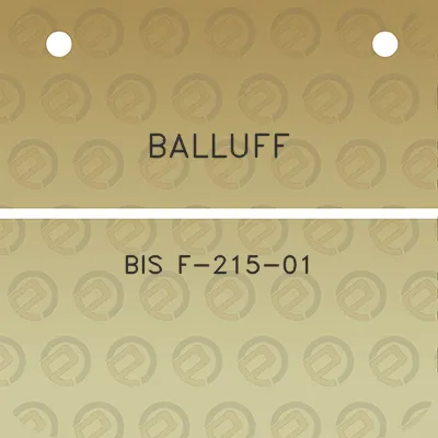 balluff-bis-f-215-01