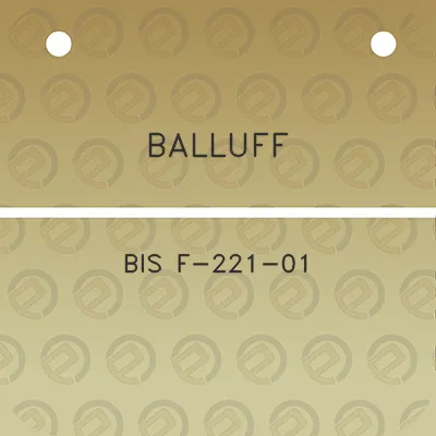 balluff-bis-f-221-01