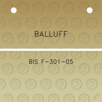 balluff-bis-f-301-05