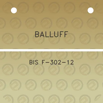 balluff-bis-f-302-12