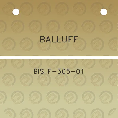 balluff-bis-f-305-01