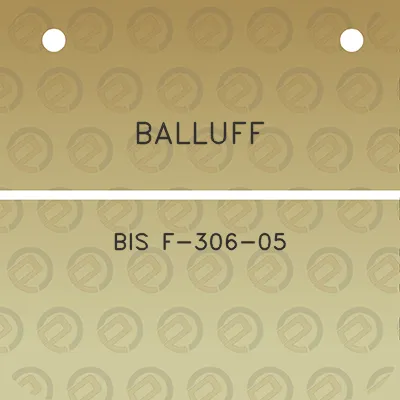 balluff-bis-f-306-05