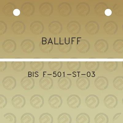 balluff-bis-f-501-st-03