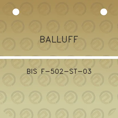 balluff-bis-f-502-st-03