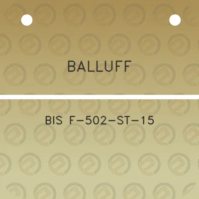 balluff-bis-f-502-st-15