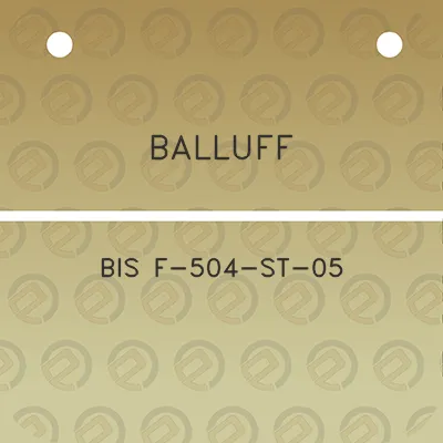 balluff-bis-f-504-st-05