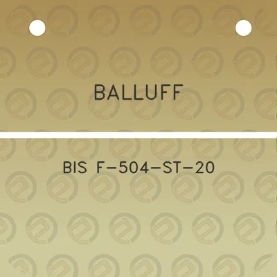 balluff-bis-f-504-st-20