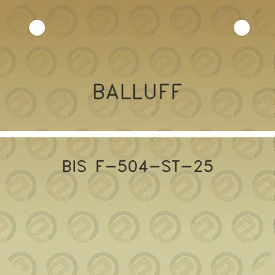 balluff-bis-f-504-st-25