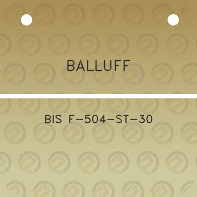 balluff-bis-f-504-st-30