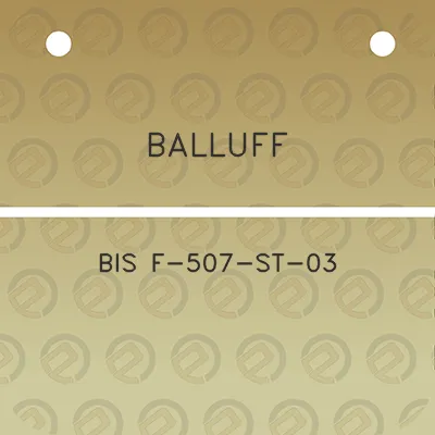 balluff-bis-f-507-st-03