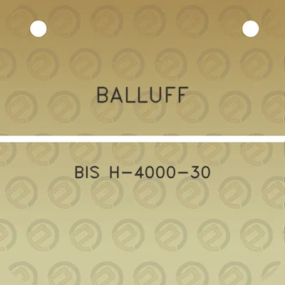 balluff-bis-h-4000-30