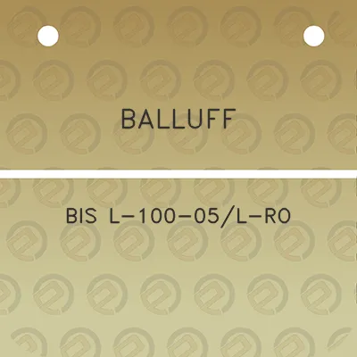 balluff-bis-l-100-05l-ro