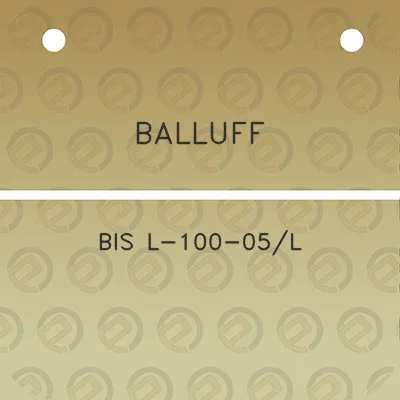 balluff-bis-l-100-05l