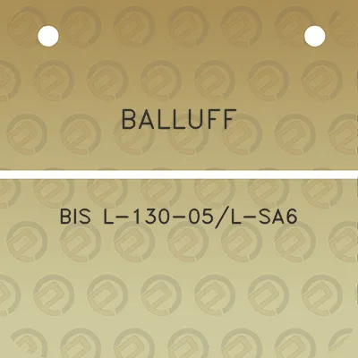 balluff-bis-l-130-05l-sa6