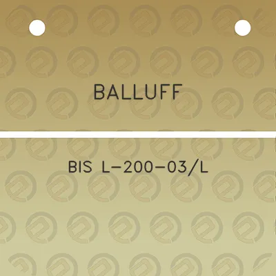 balluff-bis-l-200-03l