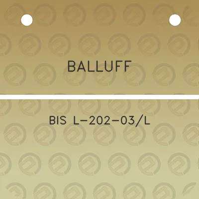 balluff-bis-l-202-03l