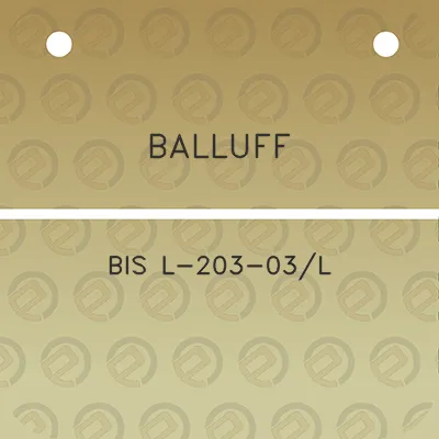 balluff-bis-l-203-03l