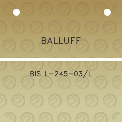 balluff-bis-l-245-03l