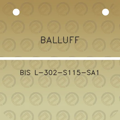 balluff-bis-l-302-s115-sa1