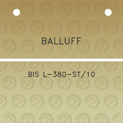 balluff-bis-l-380-st10