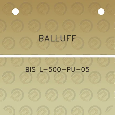 balluff-bis-l-500-pu-05