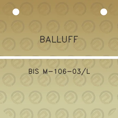 balluff-bis-m-106-03l