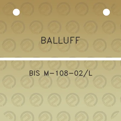 balluff-bis-m-108-02l