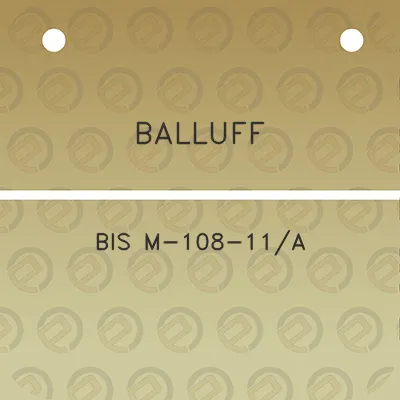 balluff-bis-m-108-11a