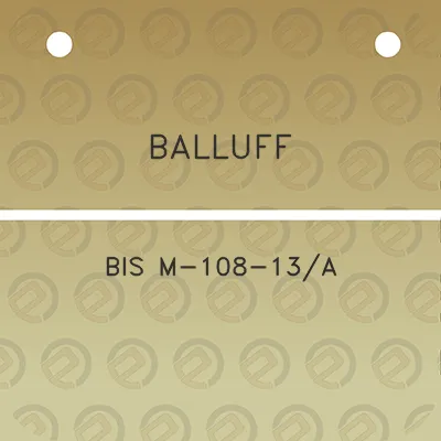 balluff-bis-m-108-13a