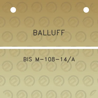 balluff-bis-m-108-14a