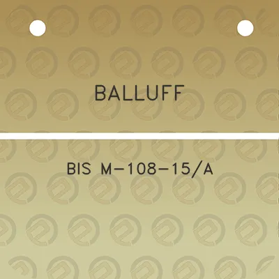 balluff-bis-m-108-15a