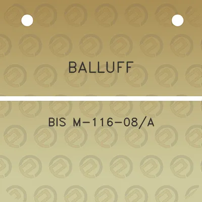 balluff-bis-m-116-08a