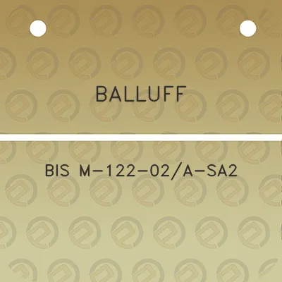 balluff-bis-m-122-02a-sa2