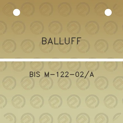 balluff-bis-m-122-02a