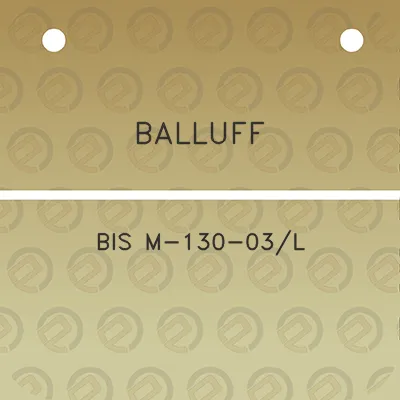 balluff-bis-m-130-03l