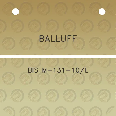 balluff-bis-m-131-10l