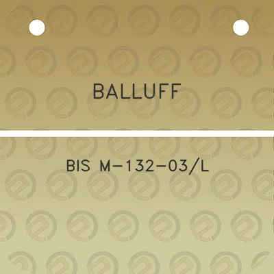 balluff-bis-m-132-03l