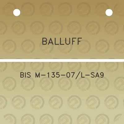 balluff-bis-m-135-07l-sa9