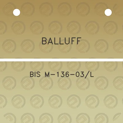 balluff-bis-m-136-03l