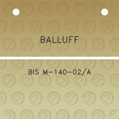 balluff-bis-m-140-02a