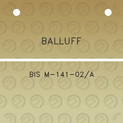 balluff-bis-m-141-02a