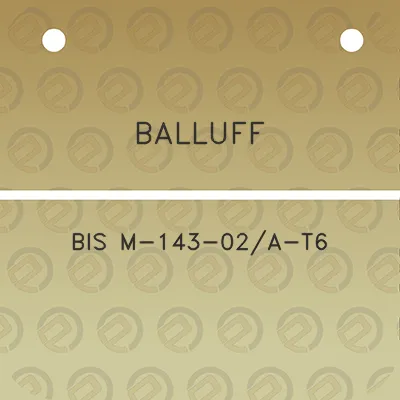 balluff-bis-m-143-02a-t6