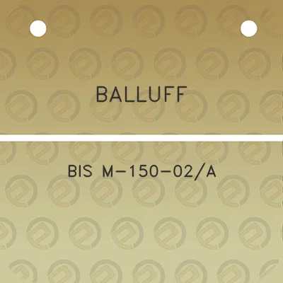 balluff-bis-m-150-02a