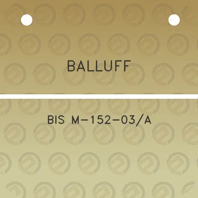 balluff-bis-m-152-03a